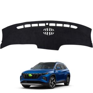 imageAutorder Dashboard Cover Mat for Hyundai Tucson 2022 2023 2024 Accessories Dash Cover Flannel Dash Mat Sunshade Glare UV Rays Protector Only fit 42 inch Digital Clusternot fit 1025 inch20222024 Tucson with 1025 inch Digital Cluster