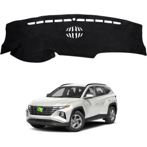 imageAutorder Dashboard Cover Mat for Hyundai Tucson 2022 2023 2024 Accessories Dash Cover Flannel Dash Mat Sunshade Glare UV Rays Protector Only fit 42 inch Digital Clusternot fit 1025 inch20222024 Tucson with 42 inch Digital Cluster