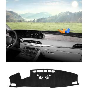 imageAutorder Dashboard Cover Mat for Hyundai Tucson 2022 2023 2024 Accessories Dash Cover Flannel Dash Mat Sunshade Glare UV Rays Protector Only fit 42 inch Digital Clusternot fit 1025 inch20202025 Hyundai Palisade with HUD
