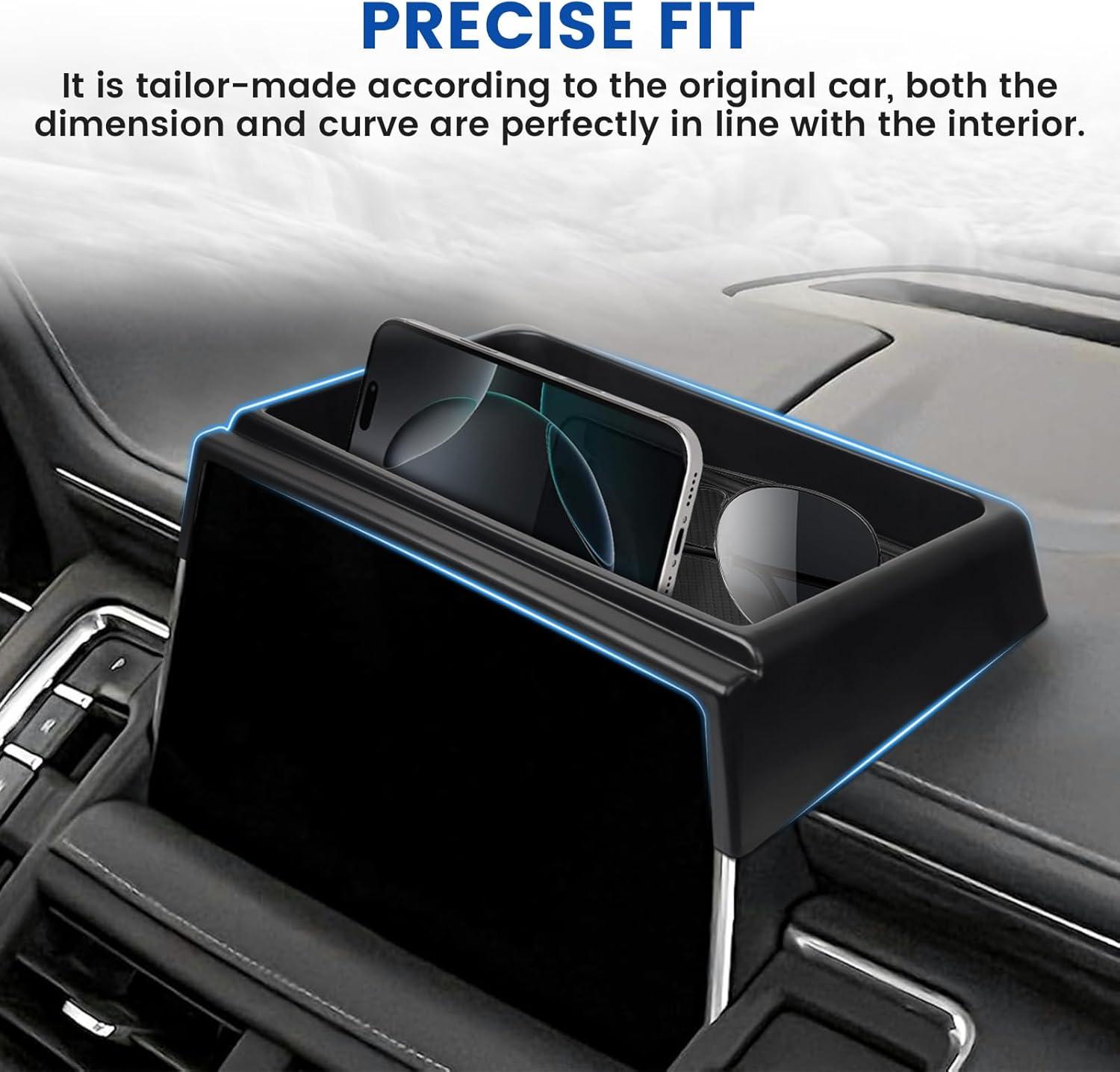 imageAutorder Center Console Organizer for 20192025 ChevyChevrolet Blazer Accessories Armrest Storage Box Secondary Insert Tray with 2 Color Mats20212024 Chevy SuburbanTahoeGMC Yukon