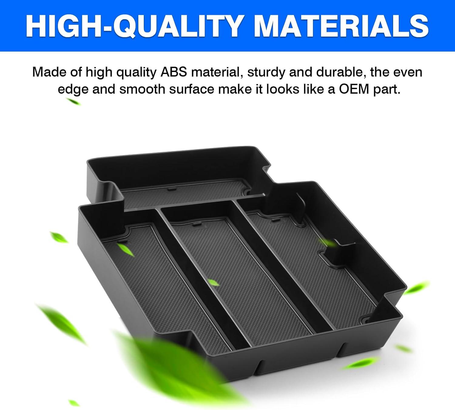 imageAutorder Center Console Organizer for 20192025 ChevyChevrolet Blazer Accessories Armrest Storage Box Secondary Insert Tray with 2 Color Mats20212026 Chevy TahoeSuburbanGMC Yukon