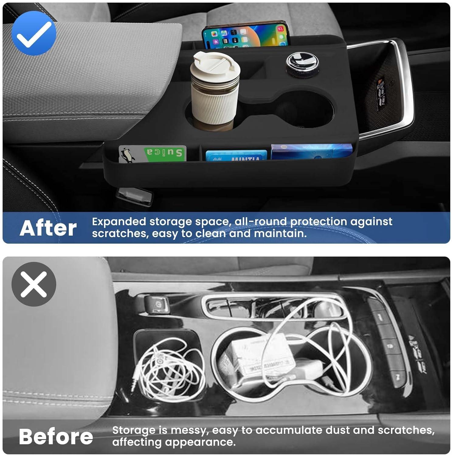 imageAutorder Center Console Organizer for 20192025 ChevyChevrolet Blazer Accessories Armrest Storage Box Secondary Insert Tray with 2 Color Mats20252026 Chevy Equinox