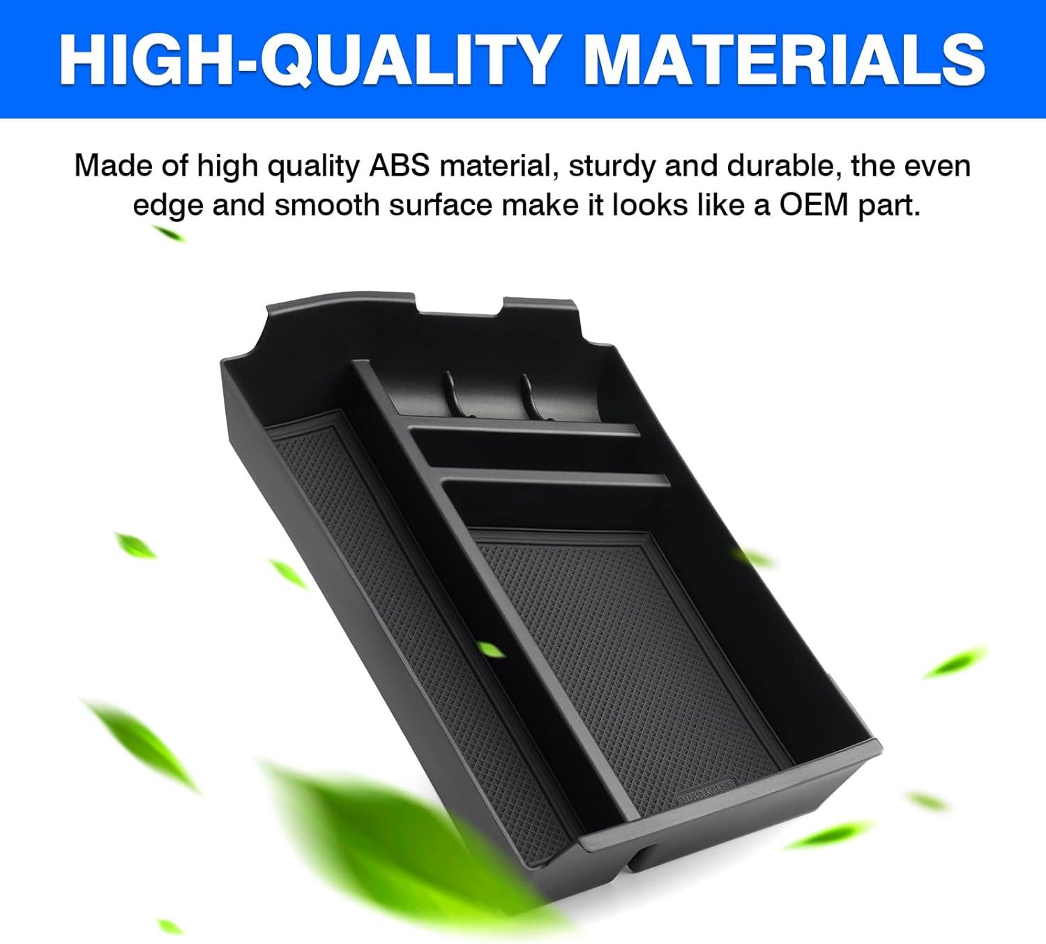 imageAutorder Center Console Organizer for 2020 2021 2022 2023 Hyundai Sonata Accessories Armrest Storage Box Secondary Insert Tray with 2 Color Mats20242026