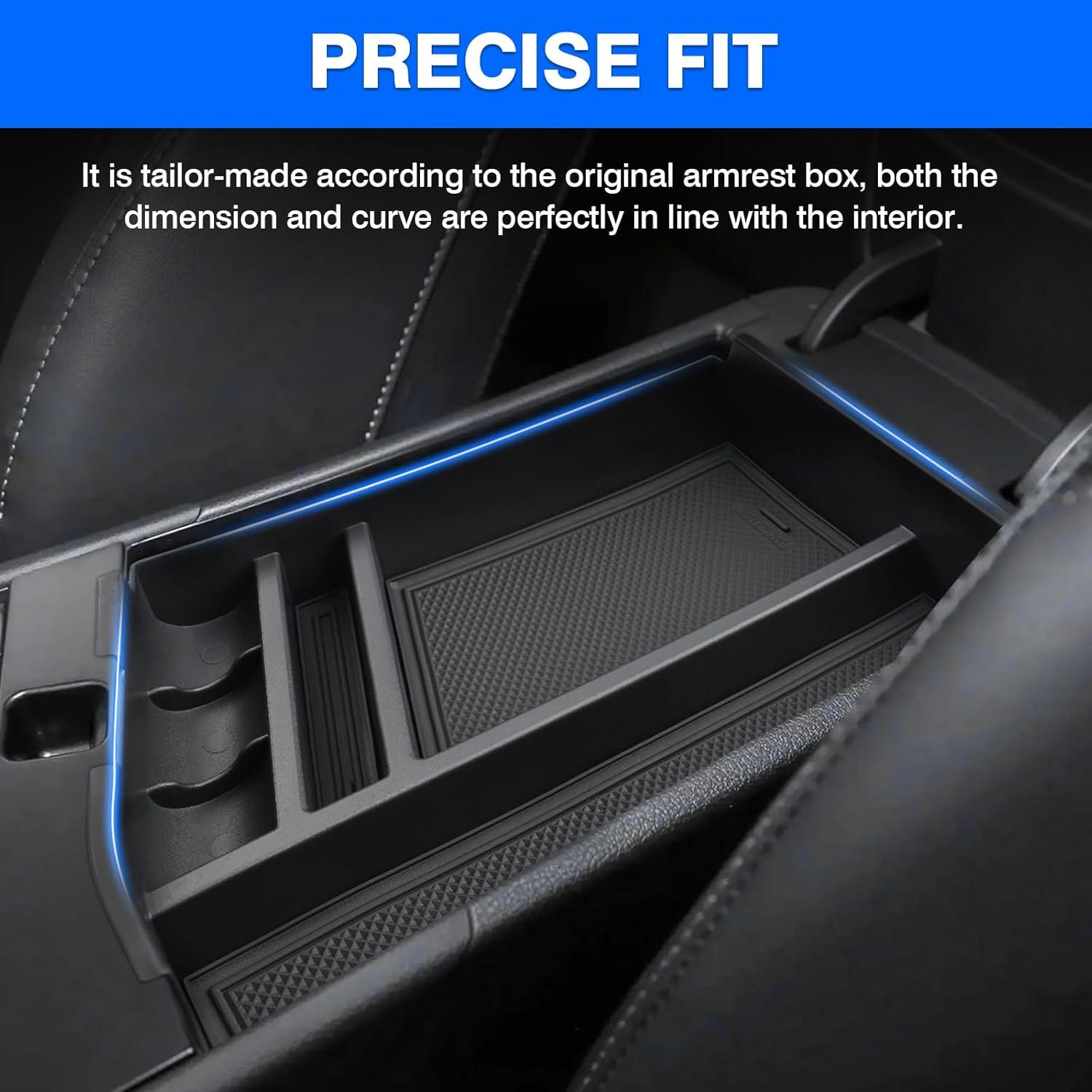 imageAutorder Center Console Organizer for 2020 2021 2022 2023 Hyundai Sonata Accessories Armrest Storage Box Secondary Insert Tray with 2 Color Mats20242026