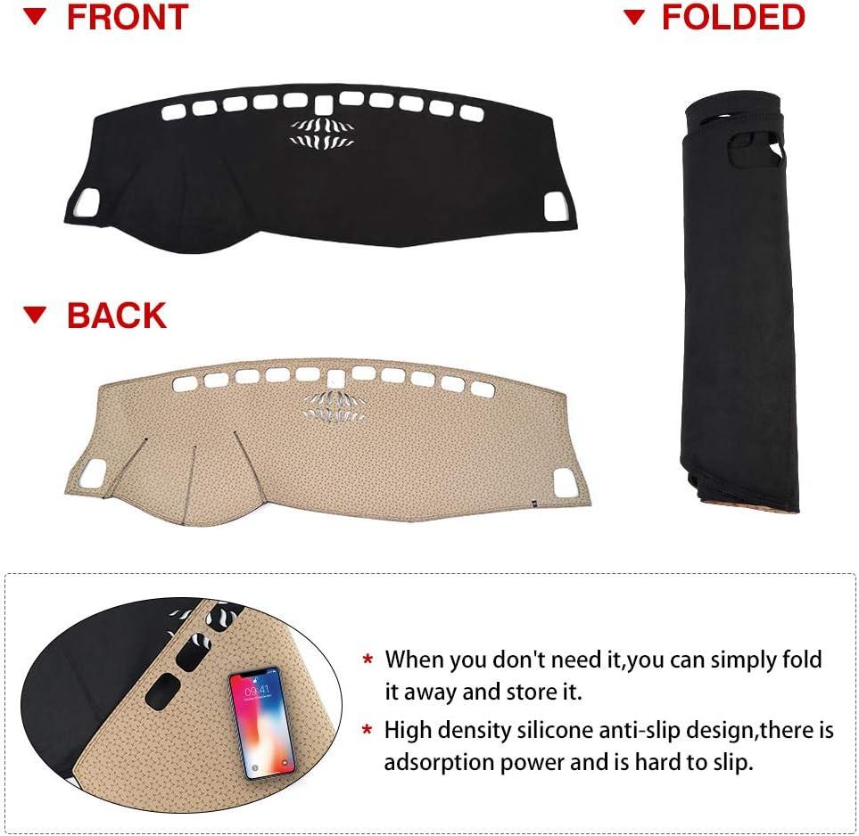 imageCartist Flannel Dashboard Cover for Kia Sportage 20172022 Dash Cover Nonslip Dashboard Mat Protector Sunshade No Glare