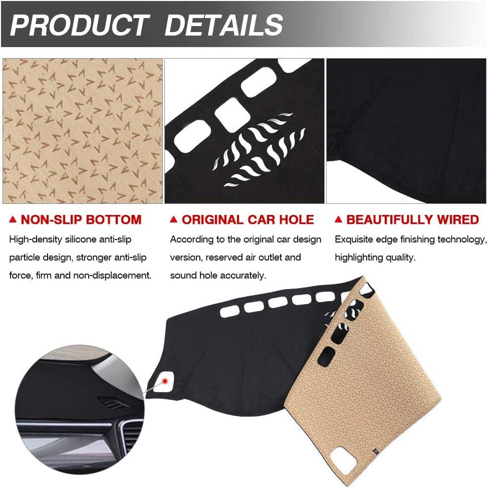 imageCartist Flannel Dashboard Cover for Kia Sportage 20172022 Dash Cover Nonslip Dashboard Mat Protector Sunshade No Glare