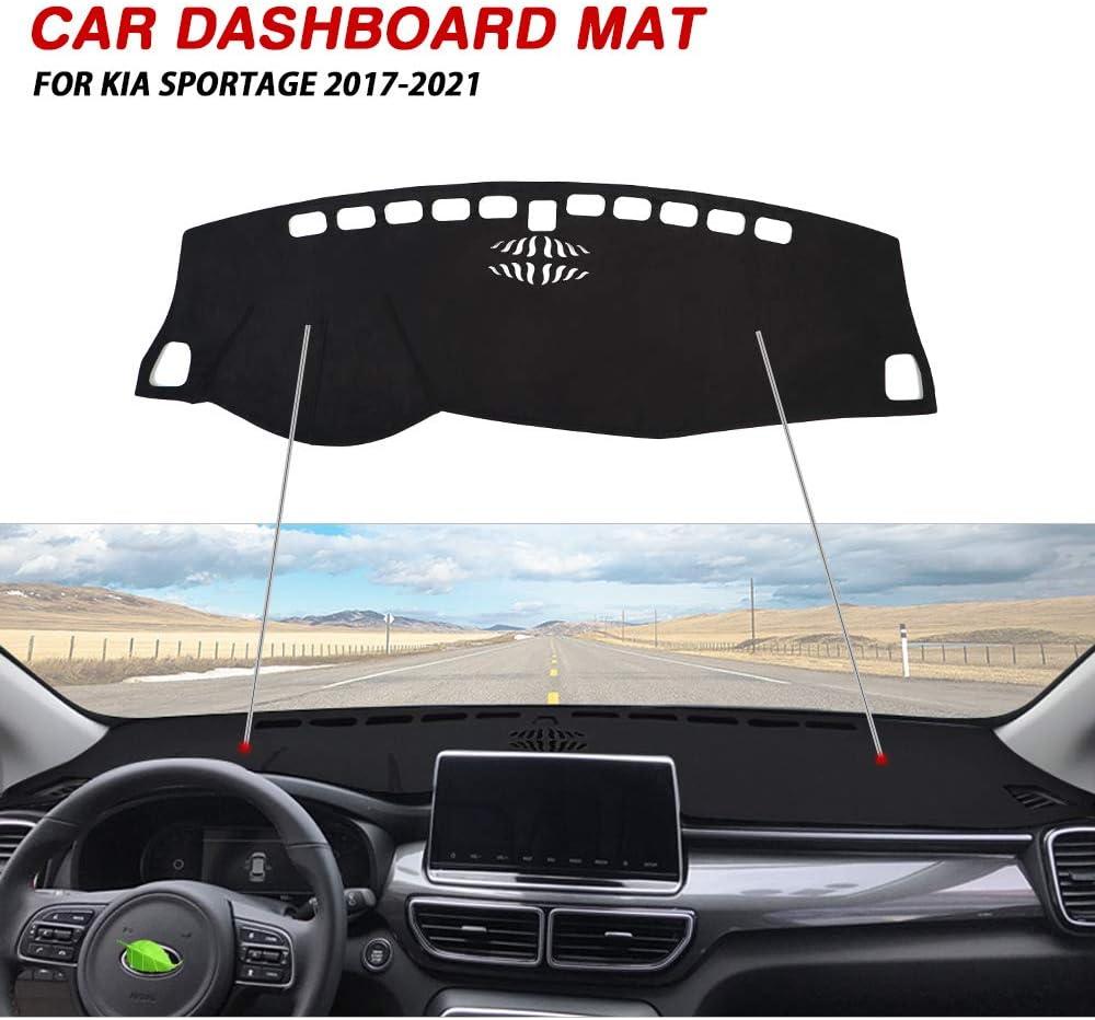 imageCartist Flannel Dashboard Cover for Kia Sportage 20172022 Dash Cover Nonslip Dashboard Mat Protector Sunshade No Glare