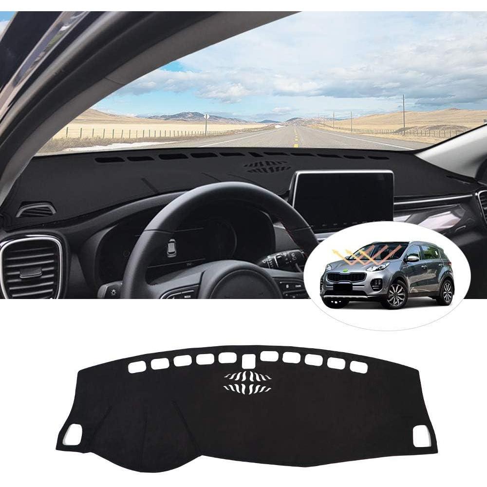 imageCartist Flannel Dashboard Cover for Kia Sportage 20172022 Dash Cover Nonslip Dashboard Mat Protector Sunshade No Glare