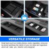 imageAutorder 2PCS Center Console Organizer for Toyota Tundra 20222025 2026 Accessories Dashboard Organizer Armrest Storage Box Secondary Insert Tray