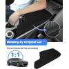 imageAutorder Center Console Cover for Hyundai Elantra 20212025 2026 Accessories Carbon Fiber Armrest Cover AntiScratch Leather Armrest Protector Automatic Brake Only Not for Handbrake20232026 Cadillac Lyriq