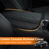 imageAutorder Center Console Cover for Toyota Venza 2021 2022 2023 2024 Accessories Armrest Cover AntiScratch Middle Console Pad Leather Armrest Protector with Pockets
