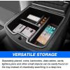 imageAutorder Center Console Organizer for 20192025 ChevyChevrolet Blazer Accessories Armrest Storage Box Secondary Insert Tray with 2 Color Mats20072013 Chevy SilveradoSierra 1500 2500 3500