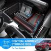 imageAutorder Center Console Organizer for Ford Explorer 2020 2021 2022 2023 2024 Accessories Armrest Storage Box Secondary Insert Tray with Red Mat224 X 744 X 1047 inches