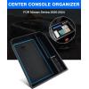 imageAutorder Center Console Organizer for Nissan Sentra 2020 2021 2022 2023 2024 2025 Accessories Armrest Storage Box Secondary Insert Tray with 2 Color Mats