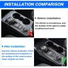 imageAutorder Custom Fit for Accessories 2021 2022 2023 2024 2025 Ford Bronco Sport Carbon Fiber Button Frame Panel Cover Center Console Interior TrimGear Shift Panel Cover