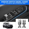 imageAutorder Custom Fit for Accessories Ford Bronco Sport 2021 2022 2023 2024 2025 Carbon Fiber Interior Trim Car Window Switch Panel Covers 4Pcs