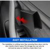 imageAutorder Custom Fit for Door Side Storage Box Tesla Model 3 20172023 Model Y 20202023 Accessories Armrest Phone Container Door Organizer Handle Pocket Tray Black Set of 4
