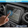 imageAutorder Custom Fit for Screen Protector Jeep Wrangler JL 20182021 2022 2023Gladiator JT 20202022 Tempered Glass 9H Navigation Touchscreen Protective Film84Inch84Inch