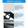 imageAutorder Dashboard Cover Mat for 20072013 Chevy Chevrolet SilveradoGMC Sierra with Two Glove Boxes Accessories Dash Cover Flannel Dash Mat Sunshade Glare UV Rays Protector