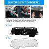imageAutorder Dashboard Cover Mat for 20192025 Honda Passport Accessories Dash Cover Flannel Dash Mat Sunshade Glare UV Rays Protector20142023 Jeep Cherokee