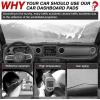 imageAutorder Dashboard Cover Mat for 20192025 Honda Passport Accessories Dash Cover Flannel Dash Mat Sunshade Glare UV Rays Protector20202024 Jeep Gladiator JT