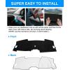 imageAutorder Dashboard Cover Mat for 20192025 Honda Passport Accessories Dash Cover Flannel Dash Mat Sunshade Glare UV Rays Protector20232026 Honda CRV without HUD