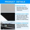 imageAutorder Dashboard Cover Mat for 20192025 Honda Passport Accessories Dash Cover Flannel Dash Mat Sunshade Glare UV Rays Protector20252026 Nissan Kicks