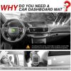 imageCartist Dashboard Cover Mat for 20132015 2016 2017 Honda Accord Accessories Dash Cover Flannel Dash Mat Sunshade Glare UV Rays Protector