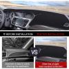 imageCartist Dashboard Cover Mat for 20132015 2016 2017 Honda Accord Accessories Dash Cover Flannel Dash Mat Sunshade Glare UV Rays Protector