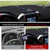 imageCartist Dashboard Cover Mat for 20152018 2019 2020 Ford F150 F150 Accessories Dash Cover Flannel Dash Mat Sunshade Glare UV Rays ProtectorWithout HUD