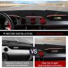 imageCartist Dashboard Cover Mat for 20152020 2021 2022 Ford Mustang Accessories Dash Cover Flannel Dash Mat Sunshade Glare UV Rays Protector Not Fit Mache