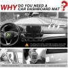 imageCartist Dashboard Cover Mat for 20182020 2021 2022 Honda Accord Accessories Dash Cover Flannel Dash Mat Sunshade Glare UV Rays Protector