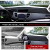 imageCartist Flannel Dashboard Cover for Honda CRV 20122016 CRV Dash Cover Nonslip Dashboard Mat Protector Sunshade No Glare