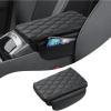 imageAutorder Center Console Cover for Hyundai Sonata 2020 2021 2022 2023 Accessories Carbon Fiber Armrest Cover AntiScratch Middle Console Pad Leather Armrest Protector20222026 Santa Cruz Cushion Pad