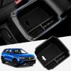 imageAutorder Center Console Organizer for 20222026 Volkswagen Taos 20182024 VW TiguanTaosTiguan Interior Accessories Armrest Storage Box Secondary Insert Tray with NonSlip Silicone Mats