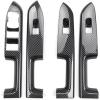 imageAutorder Custom Fit for Accessories Ford Bronco Sport 2021 2022 2023 2024 2025 Carbon Fiber Interior Trim Car Window Switch Panel Covers 4Pcs