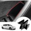 imageAutorder Custom Fit for Door Side Storage Box Tesla Model 3 20172023 Model Y 20202023 Accessories Armrest Phone Container Door Organizer Handle Pocket Tray Black Set of 4