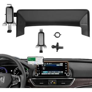 imageAutorder Car Phone Holder for Honda Accord 20182022 Accessories Air Vent Screen Fixed Clip 360 Rotation Cell Phone Mount HandsFree AntiVibrationTwo Installation Methods1822 Accord 8inch