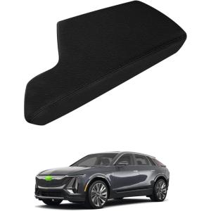 imageAutorder Center Console Cover for Hyundai Elantra 20212025 2026 Accessories Carbon Fiber Armrest Cover AntiScratch Leather Armrest Protector Automatic Brake Only Not for Handbrake20232026 Cadillac Lyriq