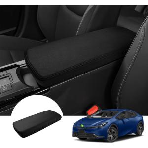 imageAutorder Center Console Cover for Toyota Sienna 20212025 2026 Accessories Memory Foam Armrest Cushion with AntiScratch Leather Protector Covers Black2326 Prius
