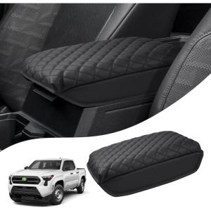 imageAutorder Center Console Cover for Toyota Sienna 20212025 2026 Accessories Memory Foam Armrest Cushion with AntiScratch Leather Protector Covers Black2426 Tacoma Armrest Cushion