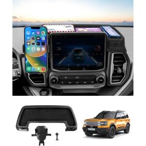 imageAutorder Center Console Organizer for Ford Explorer 2020 2021 2022 2023 2024 Accessories Armrest Storage Box Secondary Insert Tray with Red Mat20212024 Ford Bronco Sport