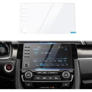 imageAutorder Custom Fit for Screen Protector 20192021 Honda Civic LX EX Touring Si EXL 4 Buttons Tempered Glass 9H Navigation Touchscreen Protective Film20192021 Civic