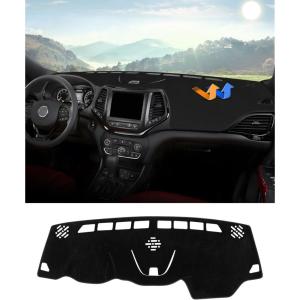 imageAutorder Dashboard Cover Mat for 20192025 Honda Passport Accessories Dash Cover Flannel Dash Mat Sunshade Glare UV Rays Protector20142023 Jeep Cherokee