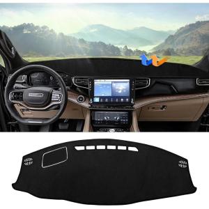 imageAutorder Dashboard Cover Mat for 20192025 Honda Passport Accessories Dash Cover Flannel Dash Mat Sunshade Glare UV Rays Protector20222024 Jeep Grand Wagoneer