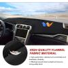 imageCartist Dashboard Cover Mat for 20132018 2019 2020 Ford Fusion Accessories Dash Cover Flannel Dash Mat Sunshade Glare UV Rays Protector