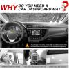 imageCartist Dashboard Cover Mat for 20142018 Toyota Corolla Accessories Dash Cover Flannel Dash Mat Sunshade Glare UV Rays Protector