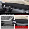 imageCartist Dashboard Cover Mat for 20142018 Toyota Corolla Accessories Dash Cover Flannel Dash Mat Sunshade Glare UV Rays Protector