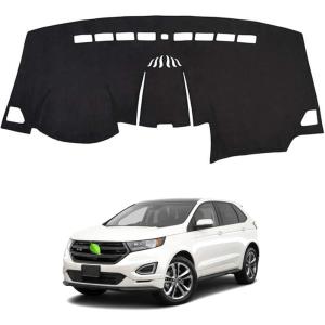 imageCartist Dashboard Cover Mat for 20152022 2023 2024 2025 Ford Edge Accessories Dash Cover Flannel Dash Mat Sunshade Glare UV Rays Protector