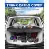 imageAutorder Custom Fit for Cargo Cover Subaru Forester 20092013 Accessories Rear Trunk Shade Cover with Extra Storage Net Retractable Security Shield Shade Black FIT for Manual Rear GATE20092013 Forester Manual Rear GATE